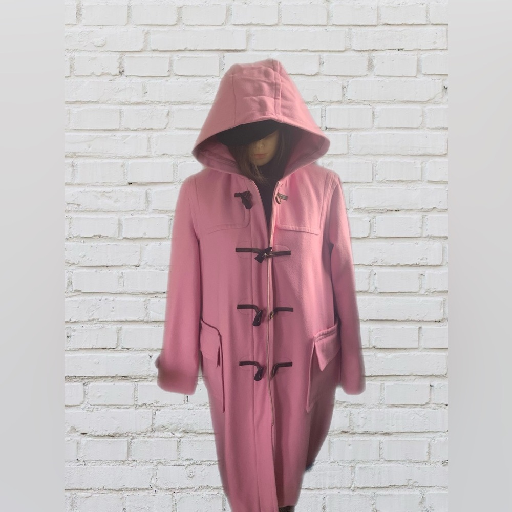 COPY - BNWT Isaac Mizrahi x Target Womens Hooded Duffle Wool Long Coat Pink